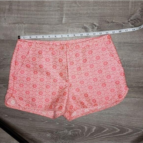 Tobi Womens Pink Floral Geometric Print Shorts Size M boho summer mini shorts - Picture 3 of 8
